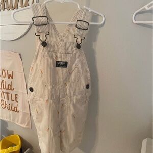 NWOT 2T Easter White Overalls